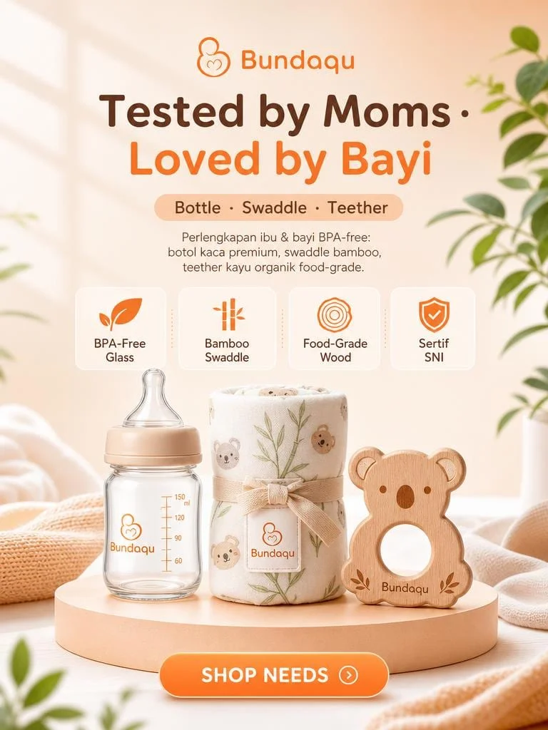 Organic Baby Glass Bottle & Koala Teether