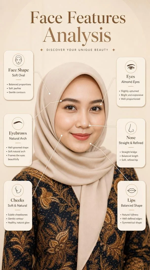 Facial Aesthetics & Hijab Infographic