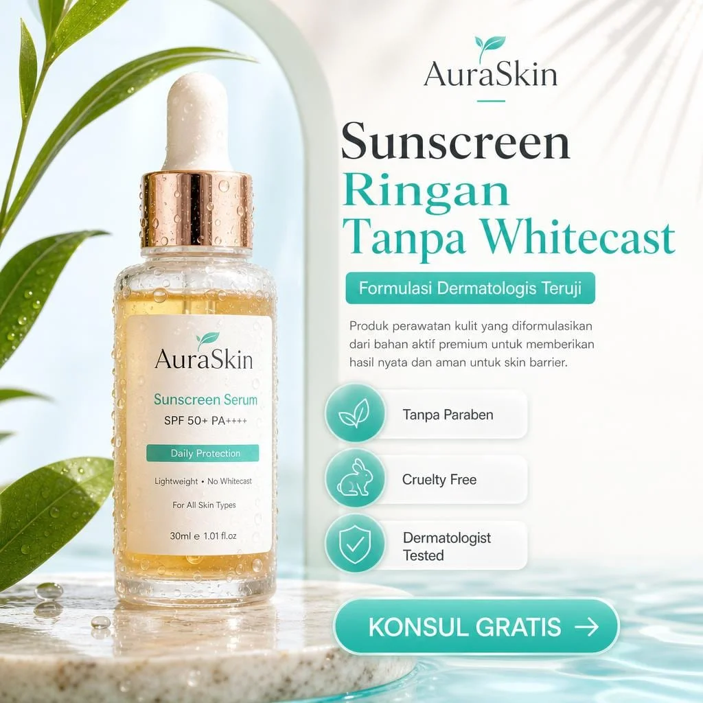 Sunscreen Serum on Water Caustics